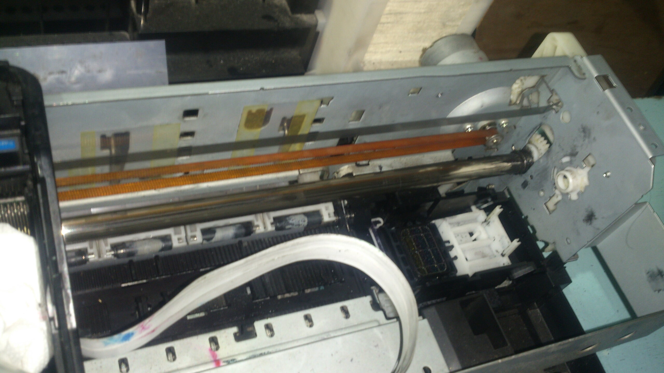 Epson t60 head area