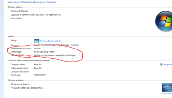 Windows 7 desktop showing a program error pop-up with compatibility issues between 32-bit and 64-bit systems.