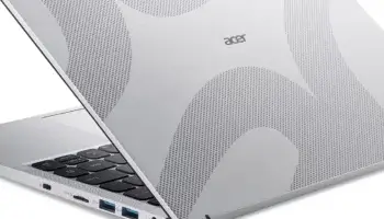 Acer Aspire Lite AL14-51M-364B featured view showing the lightweight and portable design of the laptop