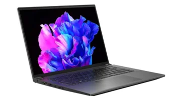Acer Swift X SFX14-71G featured image showing sleek design
