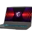 Featured view of MSI Gaming Thin A15 B7UCX showcasing sleek design and build