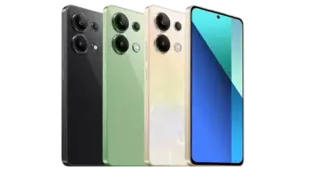 Redmi Note 13 showcasing its sleek design and AMOLED display