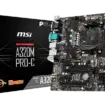 MSI A320M PRO-C motherboard overview with box