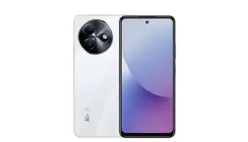 Front and back view of the itel S24 smartphone in Starry Black showing the 108MP camera and 6.6-inch display