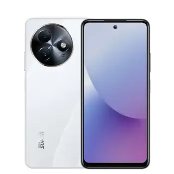 Front and back view of the itel S24 smartphone in Starry Black showing the 108MP camera and 6.6-inch display