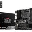 MSI B550M PRO-DASH motherboard overview showcasing design and key features.