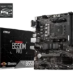 Overview of the MSI B550M PRO Motherboard highlighting its design and features.