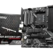 MSI MAG A520M BAZOOKA WIFI motherboard overview featuring Ryzen 5000 compatibility, built-in Wi-Fi, PCIe 3.0 slots, M.2 storage, and Micro-ATX form factor.