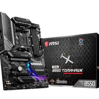 MSI MAG B550 TOMAHAWK Motherboard Front Overview