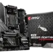 MSI MAG B550M MORTAR motherboard overview highlighting dual M.2 slots, VRM design, and cooling capabilities.
