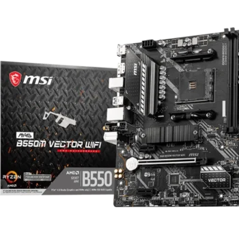 MSI MAG B550M VECTOR WIFI Motherboard Overview – Front View