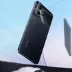 Realme Note 50 in Midnight Black showing its sleek and stylish back design