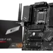 MSI PRO B650-P WIFI motherboard with AM5 socket and DDR5 support.
