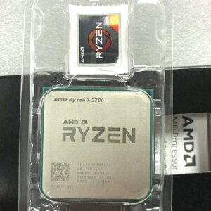 AMD Ryzen 7 2700 processor overview showcasing its 8 cores, 16 threads, and multitasking capabilities.