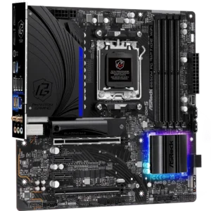 ASRock B650M PG Riptide WiFi AM5 Motherboard with Wi-Fi 6E and DDR5 Support for AMD Ryzen 9000 CPUs.