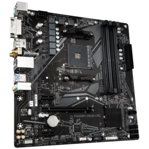 GIGABYTE A520M DS3H AC - Budget-Friendly Motherboard with Wi-Fi for Ryzen
