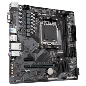 GIGABYTE A620M S2H AM5 Motherboard for AMD Ryzen 7000 and 8000 CPUs with DDR5 support.
