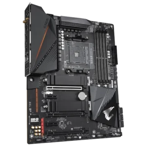 Gigabyte B550 AORUS PRO AC AM4 motherboard with Wi-Fi 5, PCIe 4.0 support, and Ryzen 5000 compatibility - Ideal for gaming and professional setups.