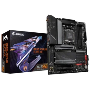 GIGABYTE B650 AORUS ELITE AX V2 AM5 Motherboard with DDR5 and Wi-Fi 6E for Ryzen 9000 Series