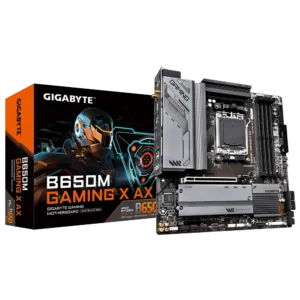 GIGABYTE B650M GAMING X AX Motherboard - AM5 Socket with DDR5 Support, Wi-Fi 6E, PCIe 4.0, and Ryzen 7000 Compatibility