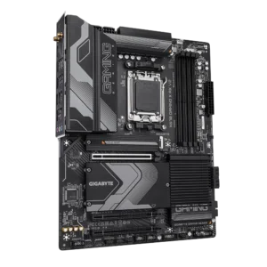 GIGABYTE X670 GAMING X AX V2 motherboard with AM5 socket for AMD Ryzen processors, featuring DDR5 support, Wi-Fi 6E, and PCIe 4.0 for high-performance gaming builds.
