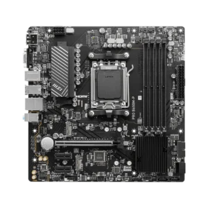 MSI PRO B650M-P Motherboard featuring AM5 socket, DDR5 support, and PCIe 4.0 compatibility for Ryzen processors, ideal for gaming and professional builds.