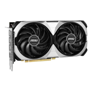 MSI RTX 4070 VENTUS 2X OC with 12GB GDDR6X, efficient cooling, ray tracing, and AI-powered DLSS 3, optimized for smooth high-resolution gaming.
