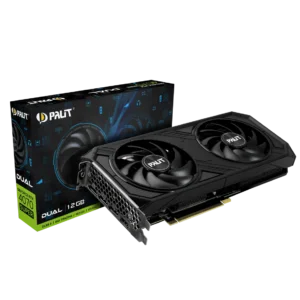Palit GeForce RTX 4070 SUPER Dual Graphics Card with 12GB GDDR6X, Dual-Fan Cooling, and NVIDIA DLSS 3 for premium 1440p gaming performance.