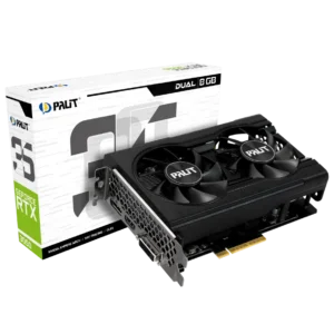 Palit GeForce RTX 3050 Dual Gaming Graphics Card with Advanced Cooling and Real-Time Ray Tracing