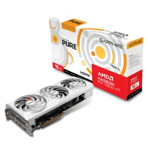 Sapphire PURE AMD Radeon RX 7800 XT 16GB Graphics Card with RDNA 3 Architecture and Advanced Cooling for 1440p Gaming.