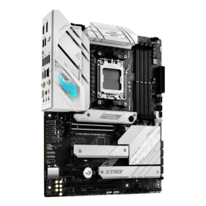 ASUS ROG STRIX B660-A GAMING WIFI motherboard with Intel 13th Gen support, PCIe 4.0, and DDR5 RAM slots for high-performance gaming builds.