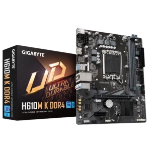 GIGABYTE H610M K Micro-ATX Motherboard for Intel 13th/12th Gen with PCIe 4.0 and DDR4 Support