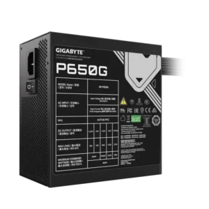 Gigabyte P650G Power Supply, 650W with 80 PLUS Gold Efficiency and Premium Performance for High-End GPUs