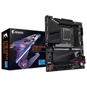 Alt Text: GIGABYTE Z690 AORUS ELITE AX with Wi-Fi 6E and Intel 13th Gen Compatibility