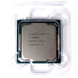 Intel Core i5-10600T Processor for Energy-Efficient Desktop PCs with 6 Cores and Integrated UHD Graphics 630.