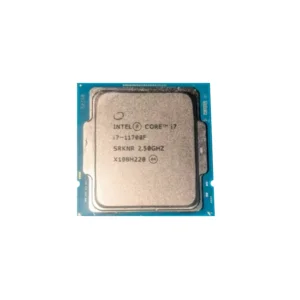 Intel Core i7-11700F desktop processor, perfect for gaming, streaming, and multitasking. Supports DDR4 memory and requires a discrete graphics card.