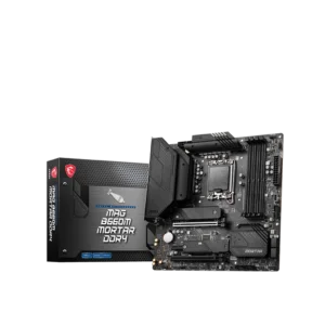 MSI MAG B660M MORTAR motherboard with PCIe 4.0, Wi-Fi 6, and Intel 13th Gen support.