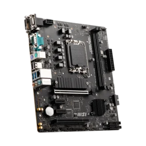 MSI PRO H610M-C EX Micro-ATX motherboard for budget-friendly Intel 12th/13th Gen builds with PCIe 4.0, DDR4 memory, and M.2 storage.