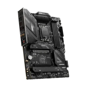 MSI MAG B760 TOMAHAWK WIFI DDR4 motherboard with Wi-Fi 6E and PCIe 5.0 for high-performance gaming and productivity.