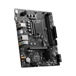 MSI PRO B760M-E budget-friendly motherboard with DDR4 and PCIe 4.0 for gaming and productivity