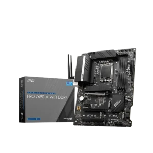 MSI PRO Z690-A WIFI motherboard with PCIe 5.0 and Wi-Fi 6E for Intel 13th Gen processors.