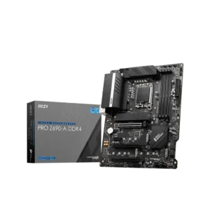 High-performance MSI PRO Z690-A motherboard featuring 4x M.2 slots and advanced cooling solutions.
