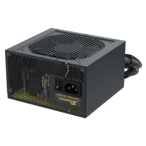 Seasonic Core GC-650 Power Supply with 80 PLUS Gold efficiency, ideal for gaming rigs featuring RTX 4070 GPUs and MSI MAG B550 motherboards.